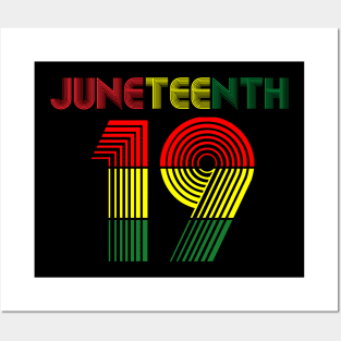 Juneteenth 19 Posters and Art